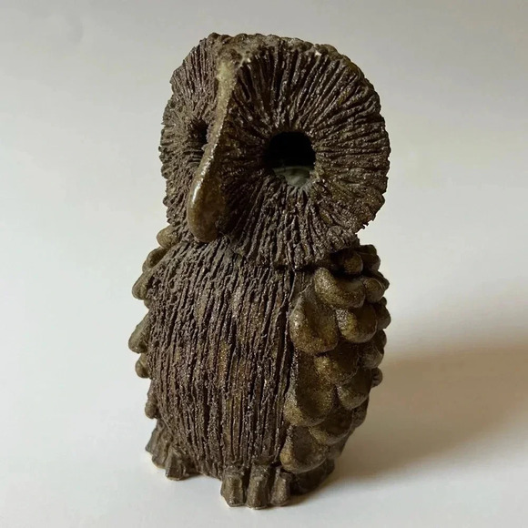 Sarah Darcy Ceramics Studio Pottery Stoneware Ceramic Owl 5” - Picture 2 of 6